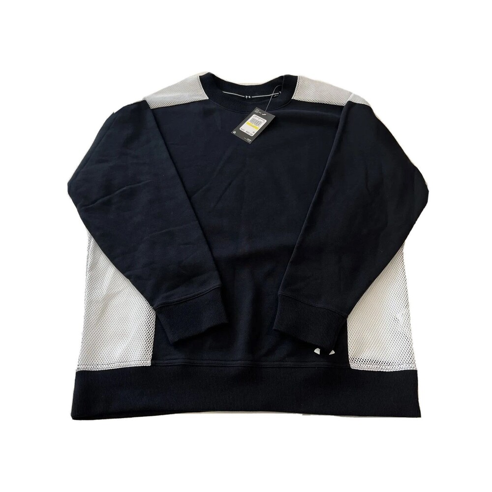Under Armour Sweatshirt Pullover Oversized Mesh Details Size Medium